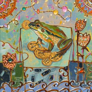 Жаба со монети